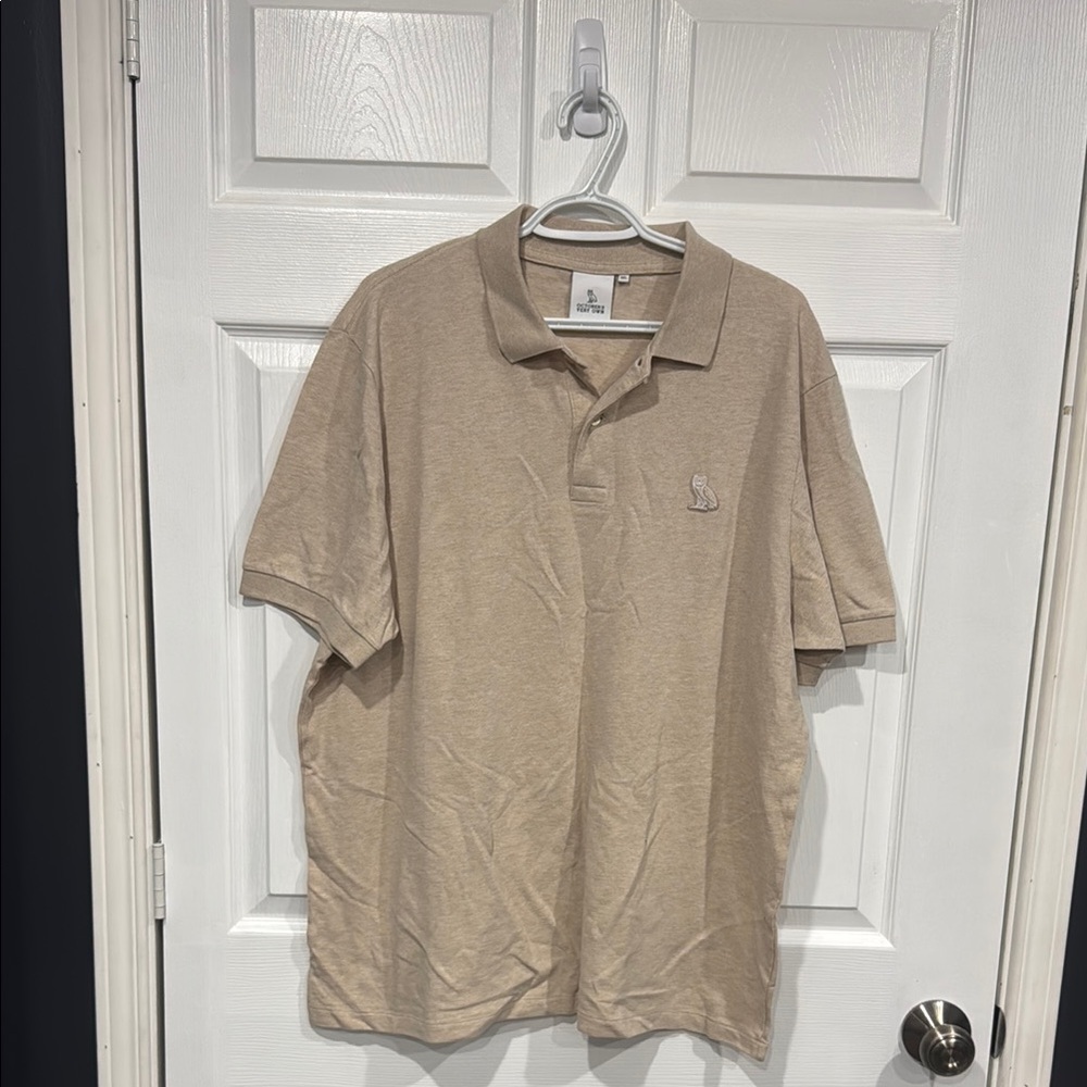 Men's Tan Polo Shirt